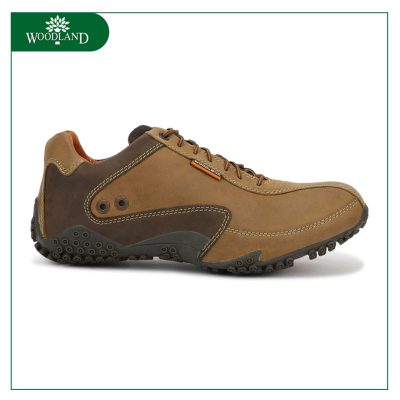 Camel Nubuk Milled Granite Mens Casuals Laces