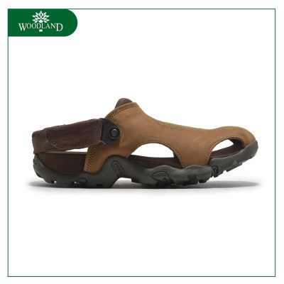 Camel closed toe sandal